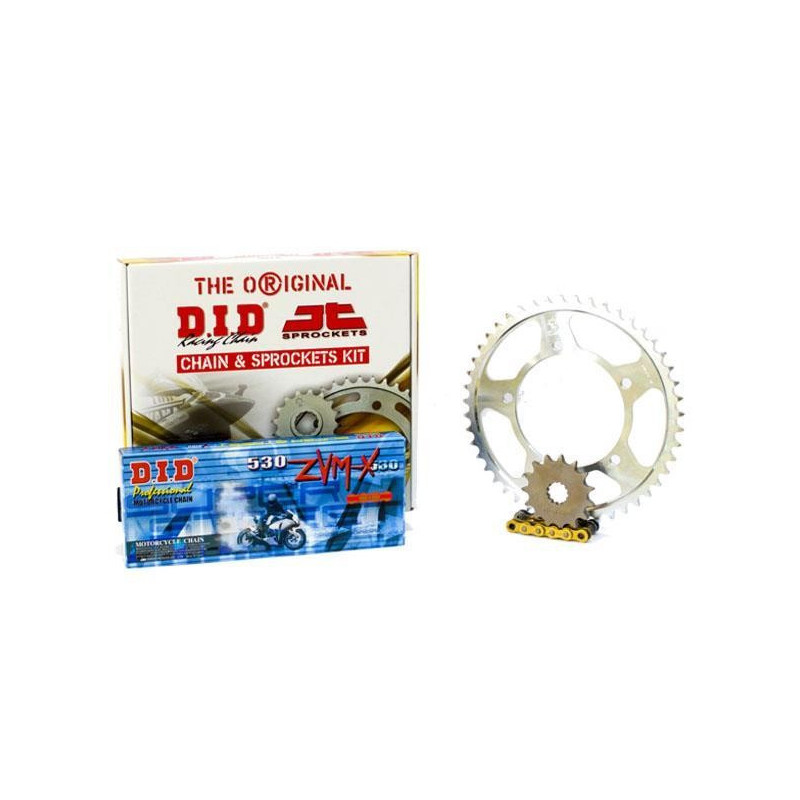DIDZVMGVTR1000F D.I.D ZVM-X Gold Drive Chain Set Honda VTR-1000F Firestorm
