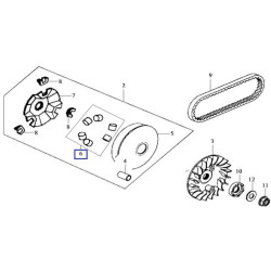 22121HHA000A Μπίλιες Φυγοκεντρικού SYM HD-200 HD2-200