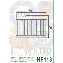 HF113  HIFLO Φίλτρο Λαδιού Honda CBF-250 '04-'06 XL-125V Varadero