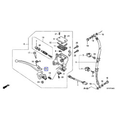 53175GFMB20  Μανέτα Εμπρός Φρένου Δεξιά Honda NHX-110i Lead '08-'09