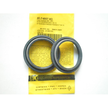 40-F4857-8D  PROX Dust Seal Ring Set WP 48mm KTM EXC-SX