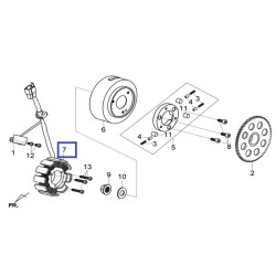 31120LVA000  Stator Cpl. Sym HD2- 200  Joyride-200i Evo
