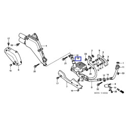 18392MJ4670  Φλάντζα Εξάτμισης Honda XL-650V/700V Transalp  XRV-750 Africa Twin