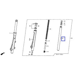 51410KPHE21  Front Fork Pipe Honda ANF-125i Innova '07-'12