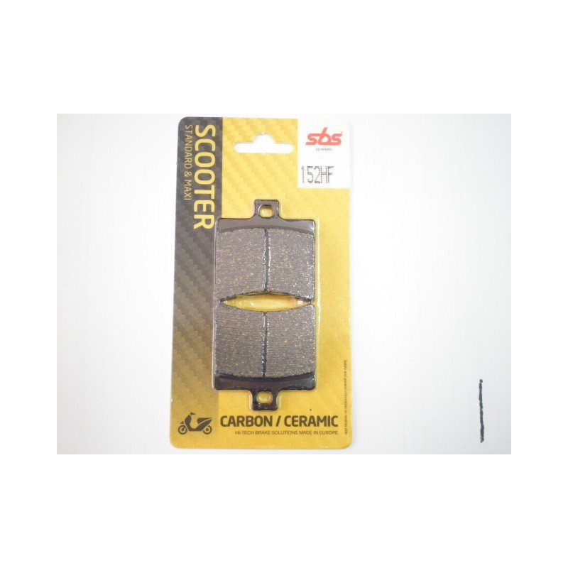 152HF  SBS Rear Brake Pads Atlantic-Scarabeo-Leonardo-Sport City