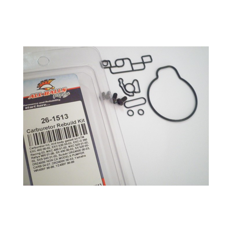 26-1513  All Balls Carburetor Rebuild Kit KTM EXC 400-520 '00-'02