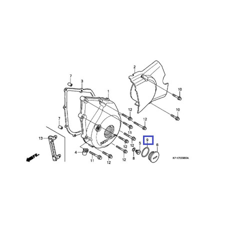 91356KGH901  O'ring 30mm