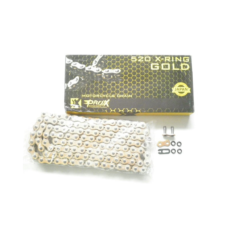 RC520120XCG   Pro-X Drive Chain Gold X-Ring 520-120 links