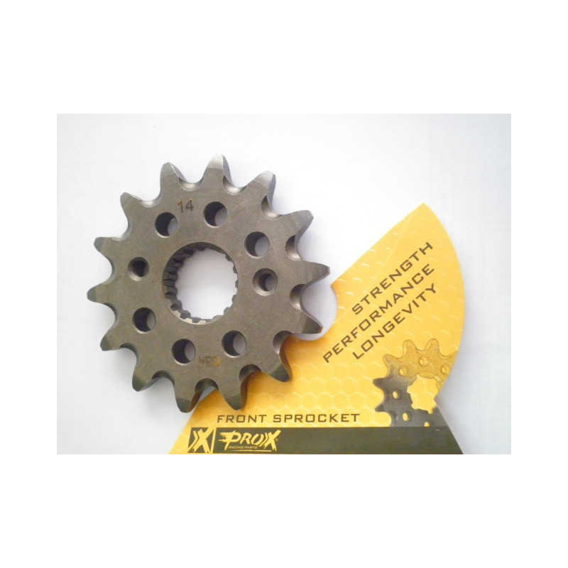 FS14096-14    Pro-X Front Sprocket 14t. Honda XR-400 '96-'04  CRM-250 '91-'08