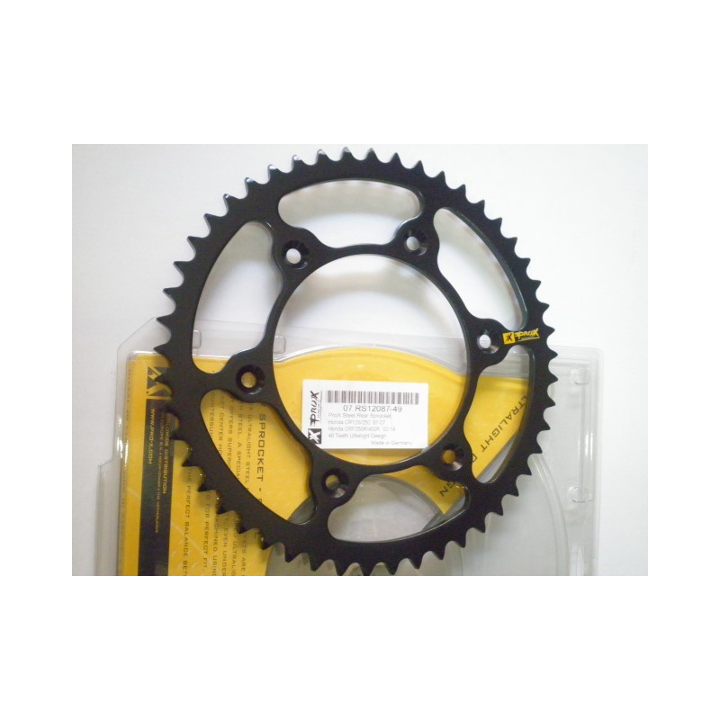 RS12087-49    Pro-X Rear Sprocket 49t. Honda CR-CRF-XR