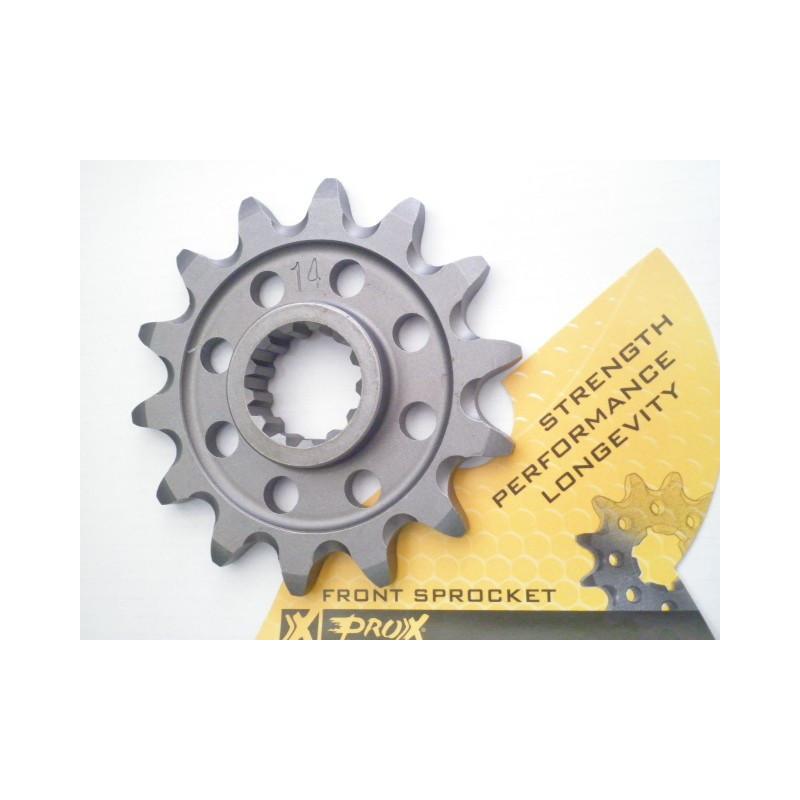 FS33082-14    Pro-X Front Sprocket 14t. Suzuki RM-250 '88-'12   DRZ-400
