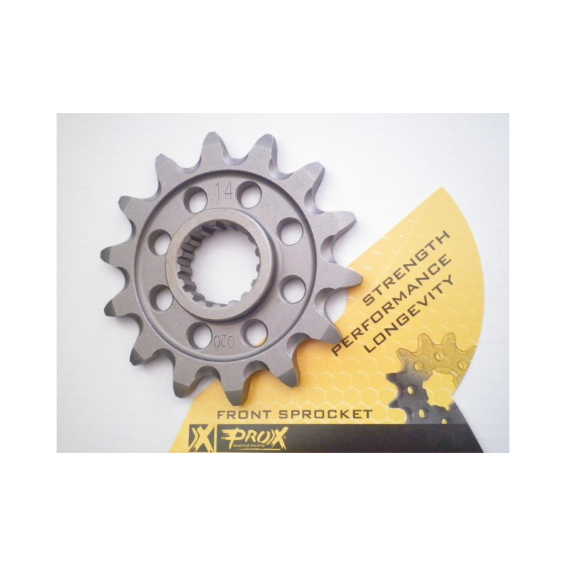 FS34005-14    Pro-X Front Sprocket 14t. Suzuki RMZ-450 '05-'12   RMX-450Z '10-'18