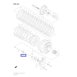 0928306008  Τσιμούχα Αξονα Συμπλέκτη Suzuki DL-1000 V-Strom  SV-1000