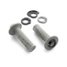 79002923100  KTM Grip Set Lock-On Opened Grey SX-F EXC-F '16-'19