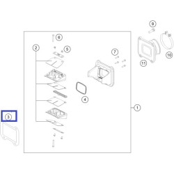 54830062200  Φλάντζα Reed Valve  KTM EXC-250-300 '04-'16