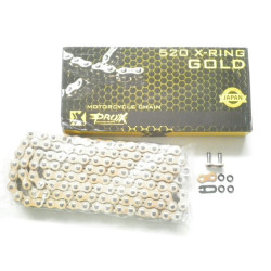 RC520120XCG   Pro-X  Drive Chain Gold X-Ring MX 520-120 links