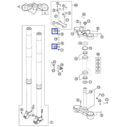 56401042000  Ροδέλα Σινεμπλόκ Τιμονιού KTM LC4-640 LC8-950-990
