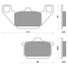 FDB 339 Ferodo Rear Brake Pad For Kawasaki