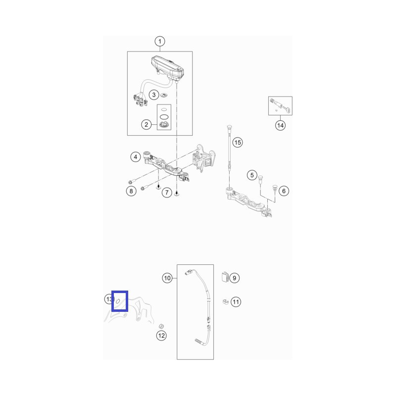 0471009104   Ασφάλεια Μαγνήτη Κοντέρ KTM EXC/EXC-F  '03-'19