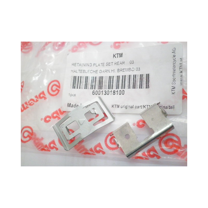60013018100   Retaining Plate Set Rear KTM ADV-950/990/1190