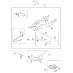 79604090044  Ρουλεμάν Αμορτισέρ Κάτω PDS KTM EXC-EXCF '17-'19
