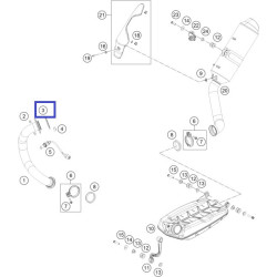 6105005000  Exhaust Gasket Front KTM ADV-990  Duke-690