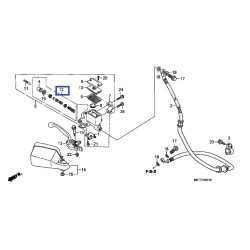 45530MAJG41  Piston Set Front Master Cylinder Honda XL-1000V Varadero