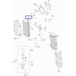 79035016000 Τάπα Ψυγείου KTM EXC-F SX-F 1,8 Bar '16-'19