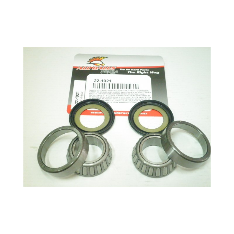 22-1021  All Balls Bearing Set Steering Head Pipe Honda XRV-XLV-XR