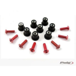 604-00-61510R  PUIG Λαστιχοπαξίμαδα Φέρινγκ Σετ Honda XRV-XLV