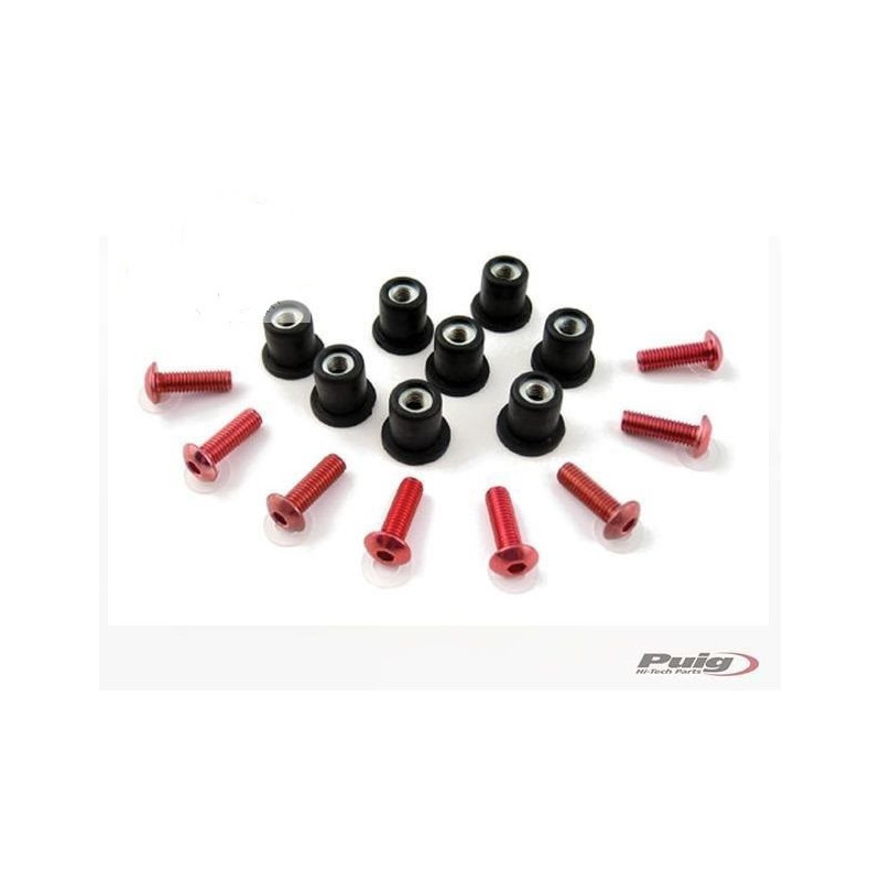604-00-61510R  PUIG Nut, Cowl Setting Set Honda XRV-XLV