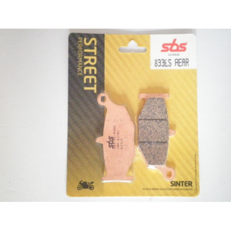 833LS  SBS Rear Brake Pads Suzuki GSR600 GSXR600-750-1300