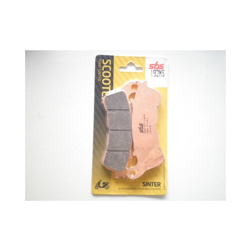 192MS  SBS Front Brake Pads Honda SH-300i SH-125i-150i 