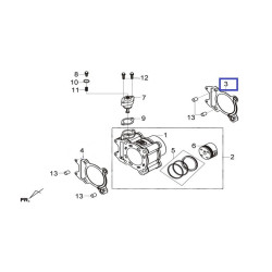 12191RFA001  Cylinder Base Gasket Sym GTS-300i F4