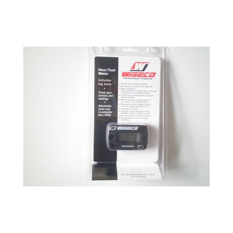 W8061Y  Wiseco Wired Adjustable Hour/Tach Meter 