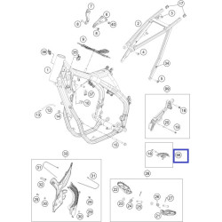 79003053010  Γλύστρα Αλυσίδας Σετ KTM EXC '17-'19  SX '16-'19