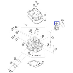 78036144100  Intake Boot KTM EXC 400-450-530 '09-'11
