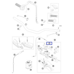 77002003000  Hydraulic Clutch Cover KTM SX-F 250 '07-'10