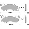 205HF  SBS Front Brake Pads Honda PCX-125-150 '10-'17
