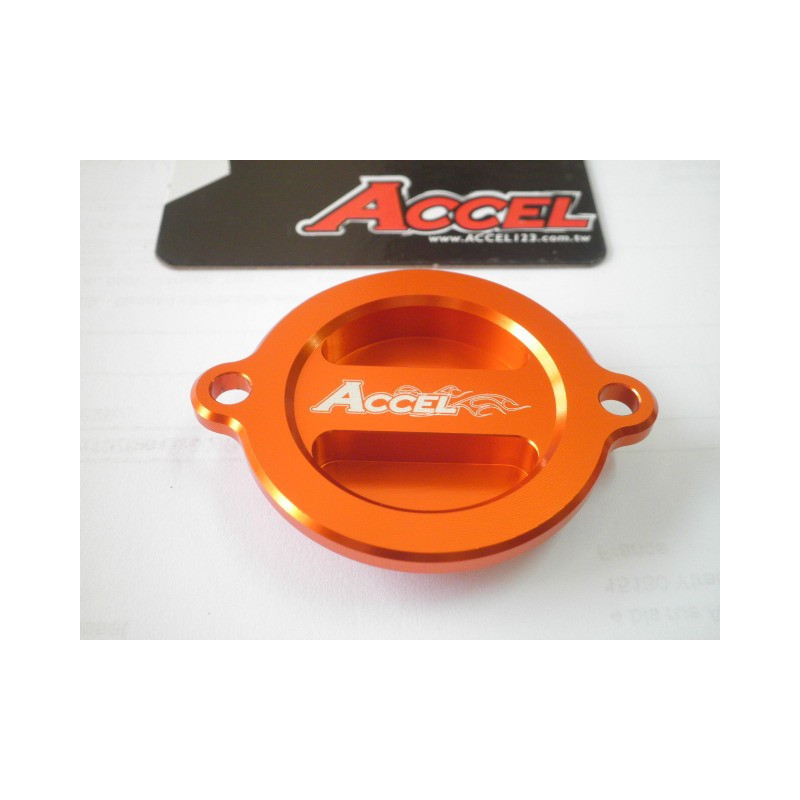 OFC-03  Oil Filter Cover Orange KTM Duke-690 SMC-690 ADV 990-1190-1290