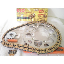 DIDVXGKTM1251  D.I.D VX Gold Drive Chain Set KTM EXC-SX 12-51
