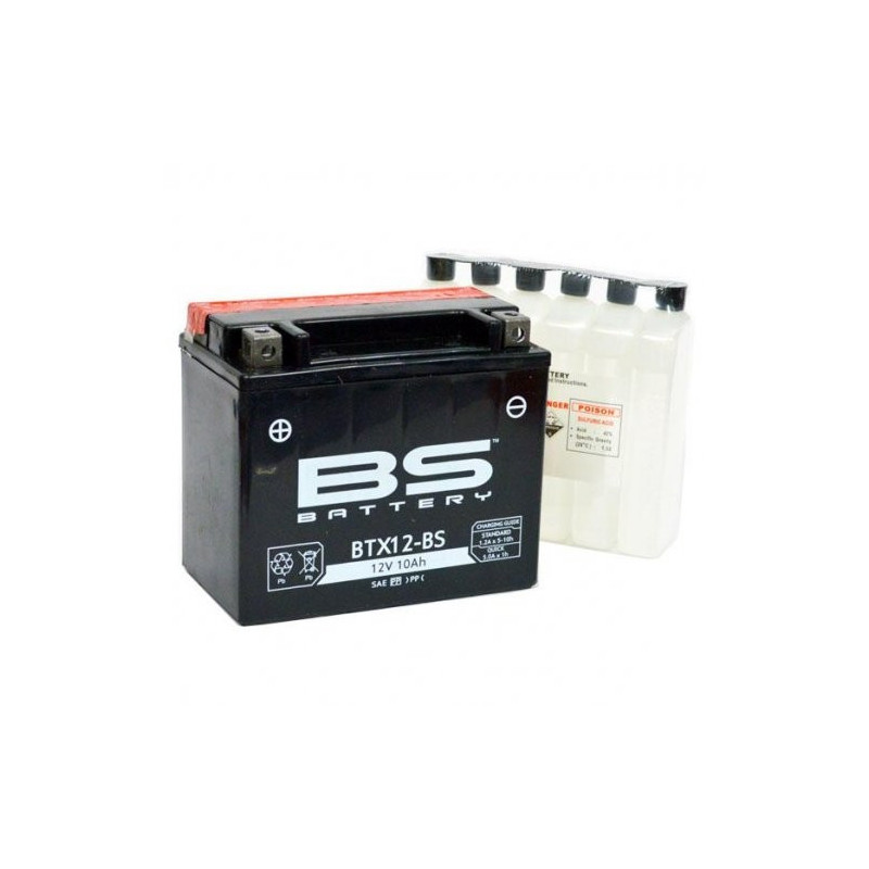 BTX12BS  Μπαταρία BS YTX12-BS Suzuki DL-650 V-Strom 