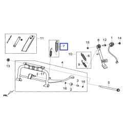 5052AH9A000  Spring Main Stand SYM Citycom-300  GTS-250-300  HD-200-300