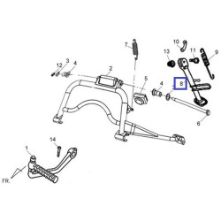 50530Z7E000  Side Stand SYM Symphony 50-125-150