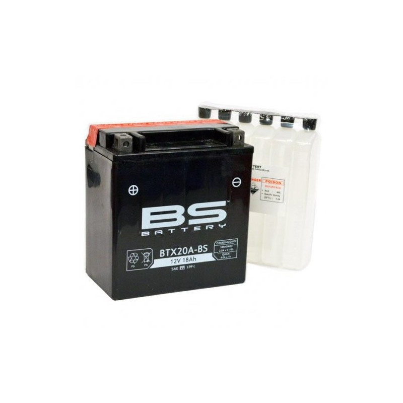 BTX20A-BS  Μπαταρία BS YTX20A-BS Honda XL1000V Varadero ABS 