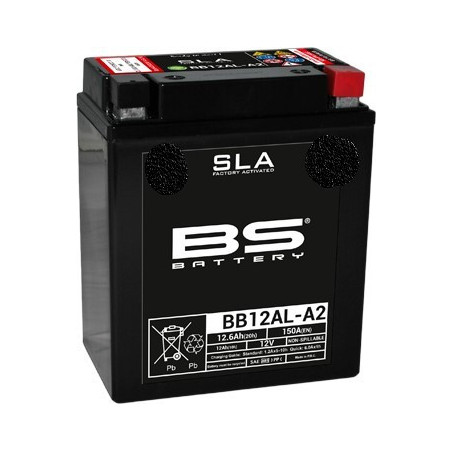 BB12ALA2 SLA   BS Μπαταρία GEL YB12AL-A2 BMW F-650 Funduro F-650 Strada
