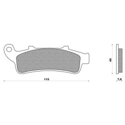 FDB2075 Ferodo Front Brake Pads Honda XLV100 Varadero CBR1100-XX