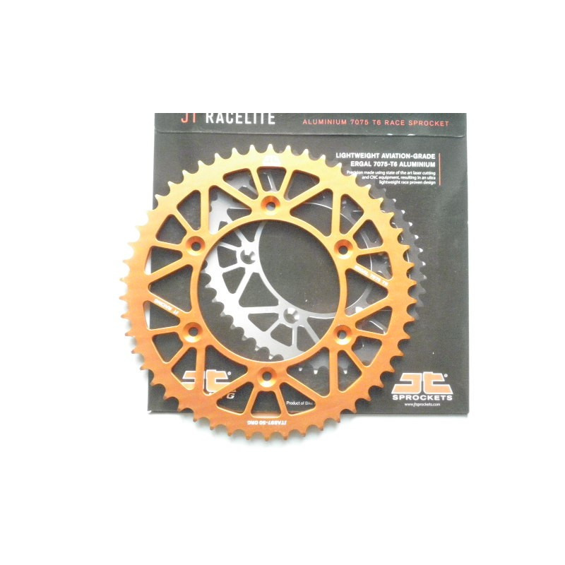 JTA897.50ORG   JT Rear Sprocket Alouminium Orange 50t. KTM EXC-SX-LC-4