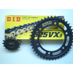DID525VXGB990  D.I.D VX3 Gold Drive Chain Set 17-42 KTM ADV-950-990-1190