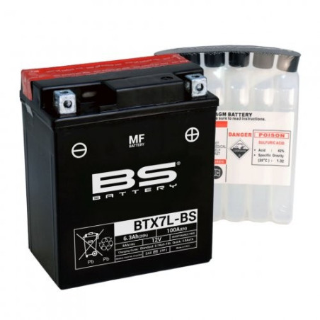 BTX7LBS   Μπαταρία BS YTX7L-BS Kawasaki KLE-250 Anhelo